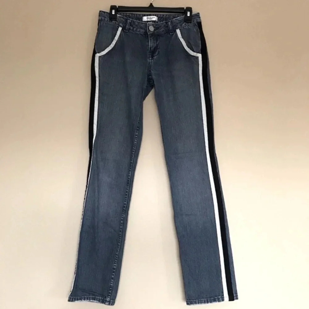 Paul & Joe Tuxedo Stripe Denim Skinny Jeans